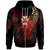 Wallis and Futuna Polynesian Zip Hoodie Legend Red Version Unisex Black - Polynesian Pride