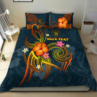Niue Polynesian Personalised Bedding Set - Legend of Niue (Blue) Blue - Polynesian Pride