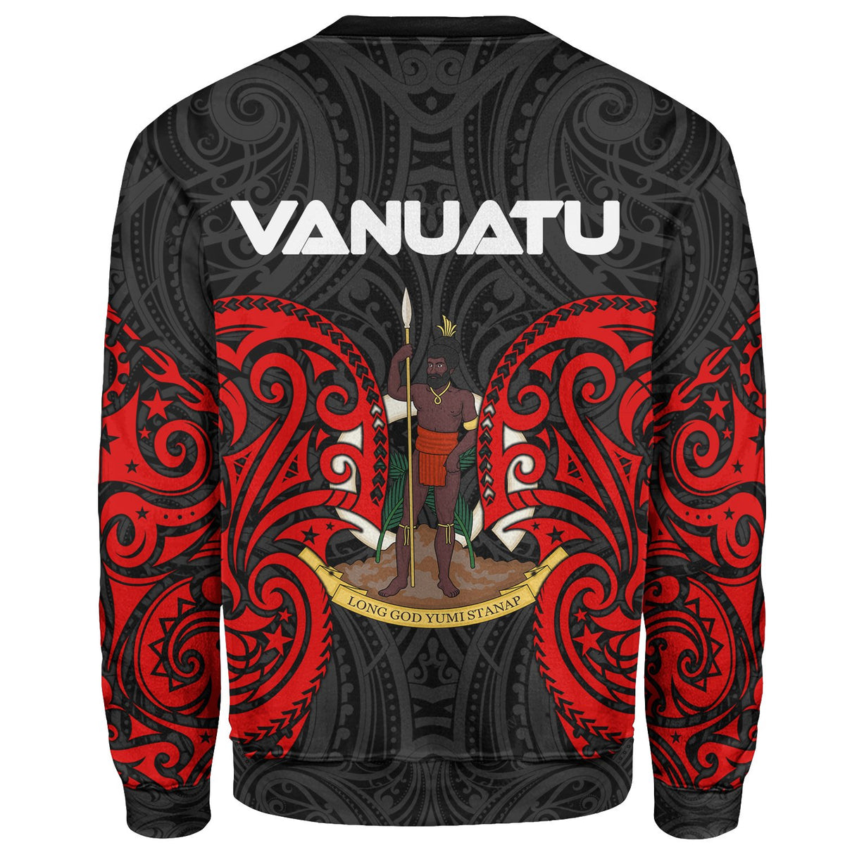 Vanuatu Polynesian Custom Personalised Sweater - Spirit Style - Polynesian Pride