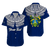 (Custom Personalised) Pitcairn Islands Pride Hawaiian Shirt - LT12 Unisex Blue - Polynesian Pride