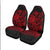 Hawaii Turtle With Hibiscus Tribal Red Car Seat Covers - LT12 - Polynesian Pride