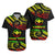 (Custom Personalised) Hawaii Hawaiian Shirt - Tribal Pattern Reggae - LT12 Unisex Black - Polynesian Pride