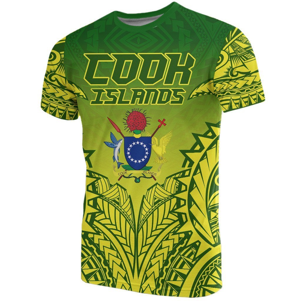 (Kuki Arirani) Cook islands T Shirt Unisex Black - Polynesian Pride