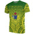 Cook Islands T Shirt Polynesian Coat of Arms Unisex Green - Polynesian Pride