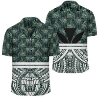 Hawaii Summer Palm Tree Polynesian Kanaka Hawaiian Shirt Unisex Green - Polynesian Pride