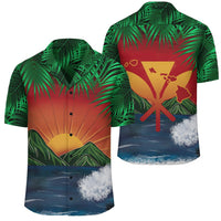 Hawaii Sea Leaves Hawaiian Shirt Unisex Green - Polynesian Pride