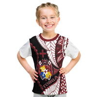 Custom Tonga Emancipation Day T Shirt Kupesi Pattern No.3 LT9 Kid - Polynesian Pride