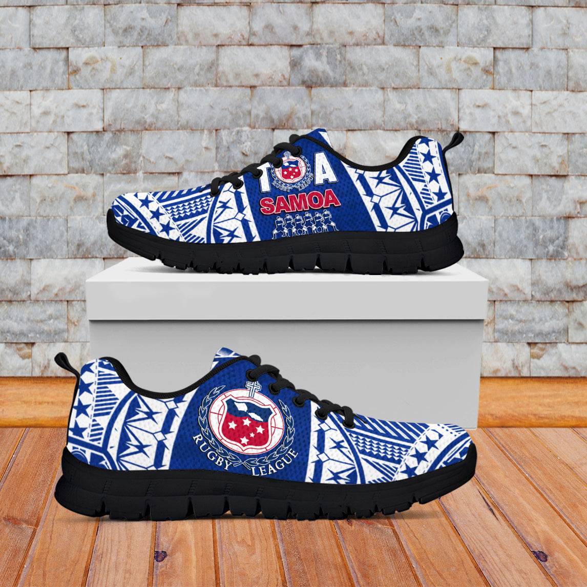 Toa Samoa Rugby Sneaker Siva Tau LT6 - Polynesian Pride