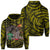 Kakau Yellow Hawaii Warrior Football Hoodie (Zip) Unisex Yellow - Polynesian Pride