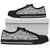 Polynesian Low Top Shoe White And Black - Polynesian Pride