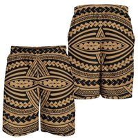 Polynesian Seamless Gold Men's Short Gold - Polynesian Pride
