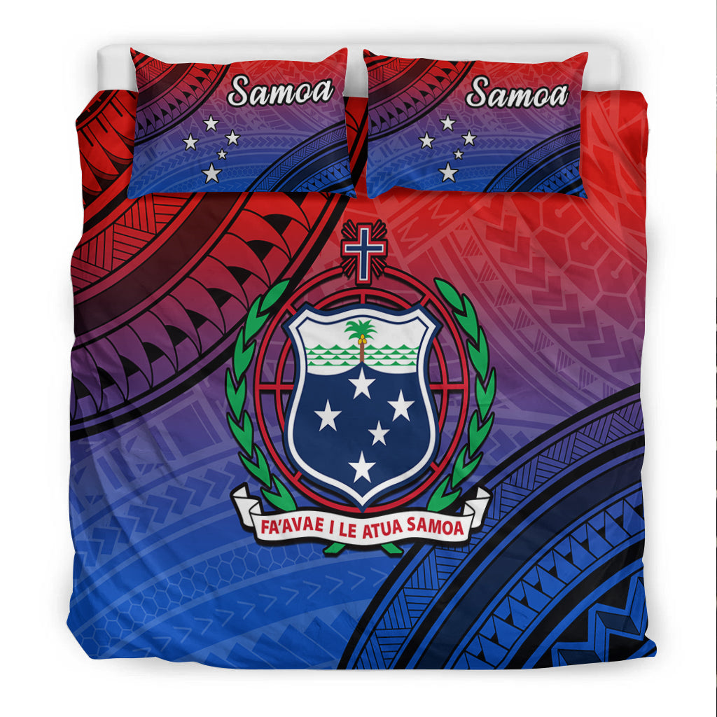 Samoa Bedding Set Style Gradient Sporty Original LT13 - Polynesian Pride