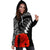 New Zealand Anzac 2022 Hoodie Dress Maori Mix Fern Poppy LT13 - Polynesian Pride