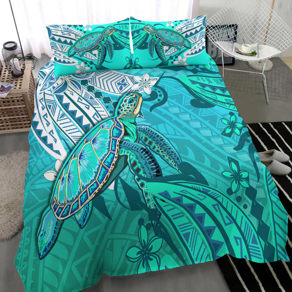 Hawaiian Islands Bedding Set Turtle Mix Hawaii Polynesian LT13 - Polynesian Pride