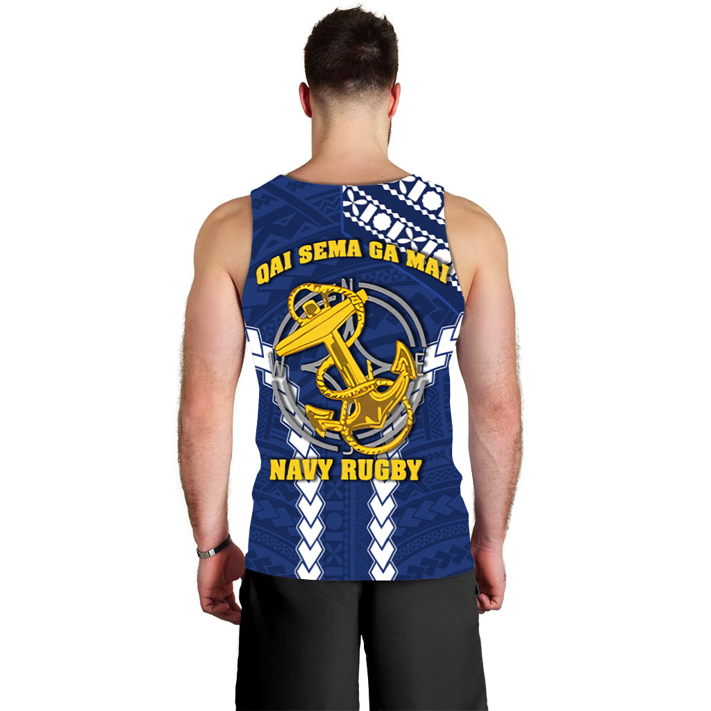 Fiji Navy Tank Top LT13 - Polynesian Pride