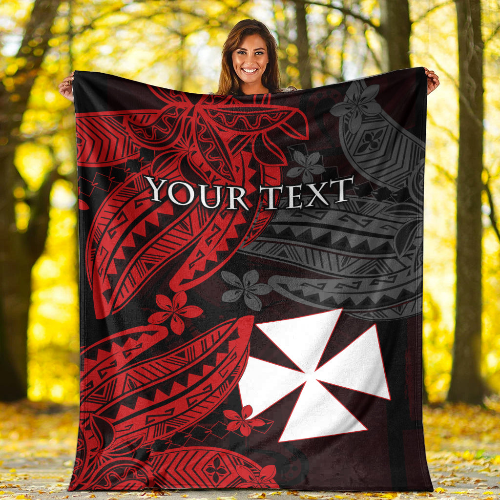 (Custom Personalised) Wallis and Futuna Premium Blanket Enjoy Polynesian Flowers LT13 - Polynesian Pride