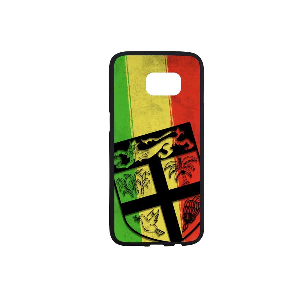 Fiji Shield Reggae Phone Case One Size Samsung Galaxy S7 edge Reggae - Polynesian Pride