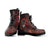 Wales Celtic Leather Boots - Dragon With Celtic - Polynesian Pride
