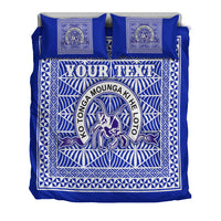 (Custom Personalised) Tupou College Bedding Set Tonga Pattern LT4 - Polynesian Pride