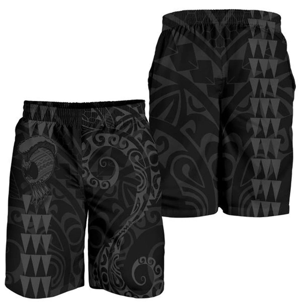 Hawaii Warrior Men's Shorts Grey Grey - Polynesian Pride