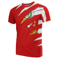 Tonga T Shirt Tonga Coat of Arms Unisex Red - Polynesian Pride