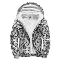 Polynesian Patterns Sherpa Hoodie 02 - Polynesian Pride