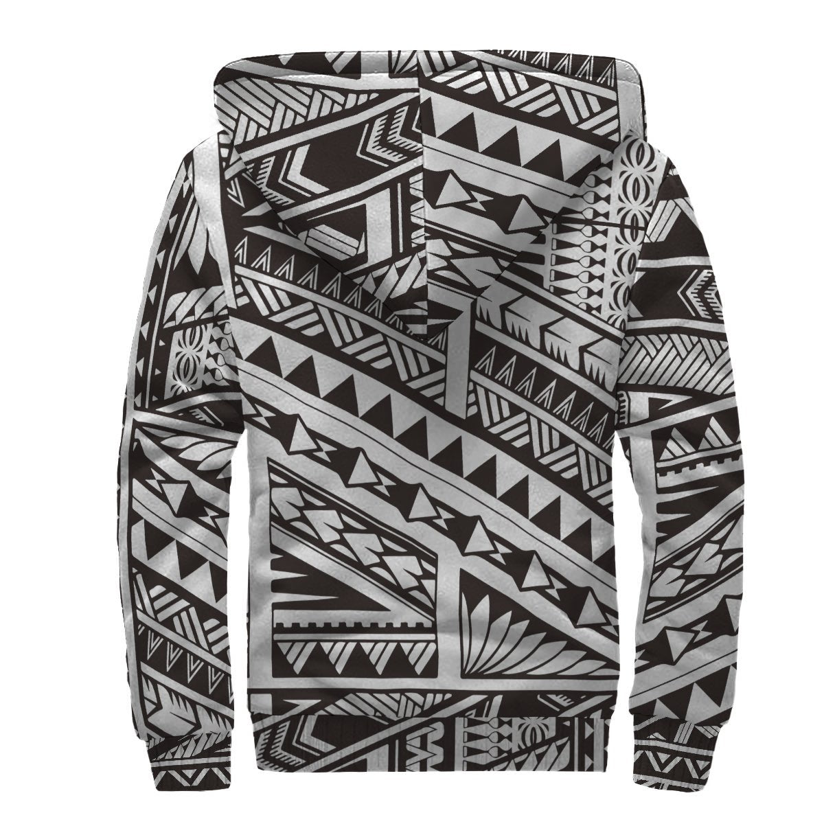 Polynesian Patterns Sherpa Hoodie 04 - Polynesian Pride