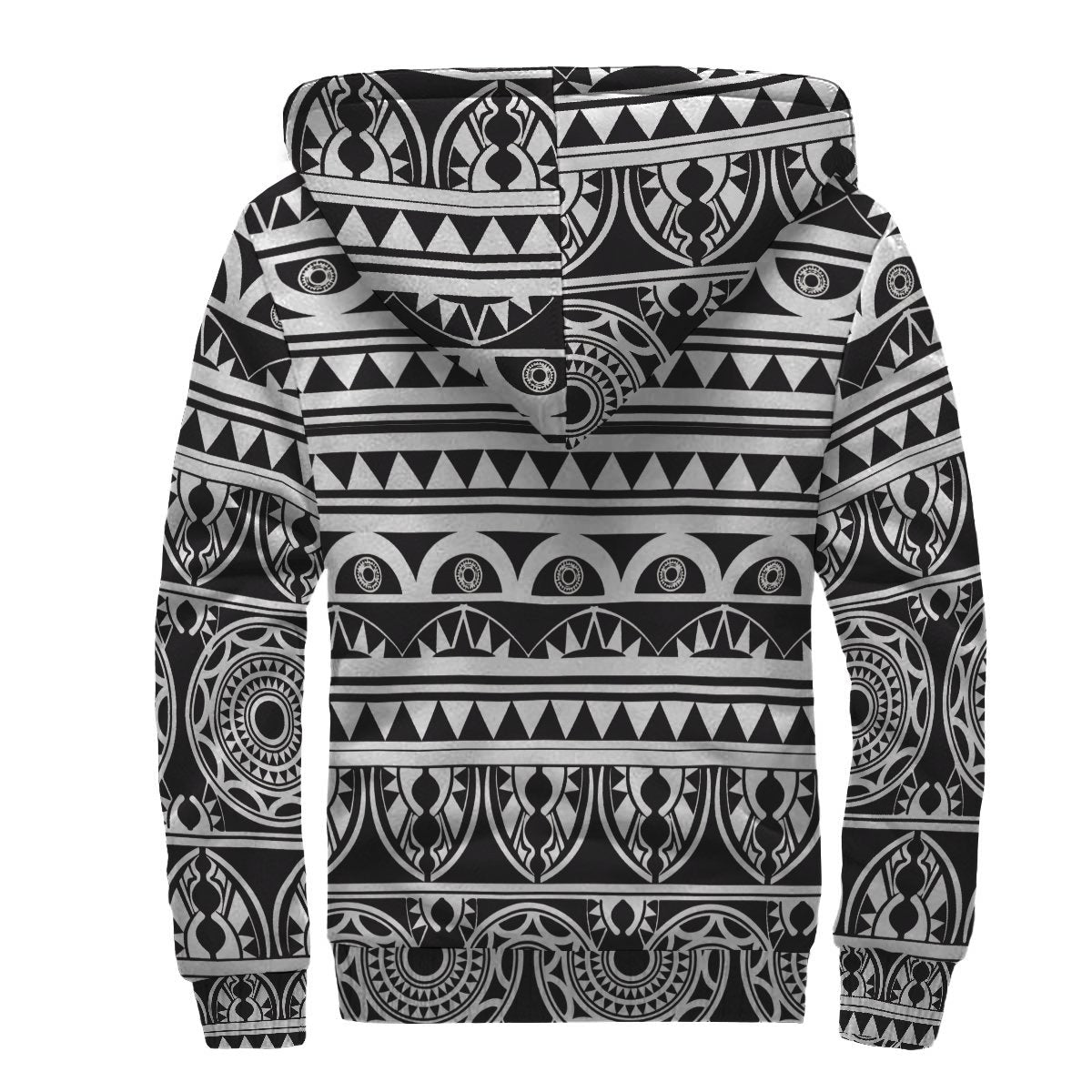 Polynesian Patterns Sherpa Hoodie 05 - Polynesian Pride