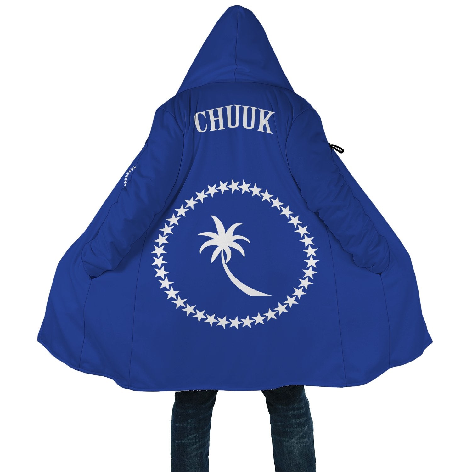 Chuuk All Over Print Cloak A5 Unisex Blue - Polynesian Pride