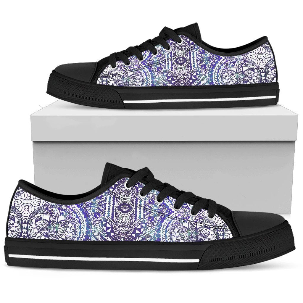 Polynesian Low Top Shoe Violet - Polynesian Pride