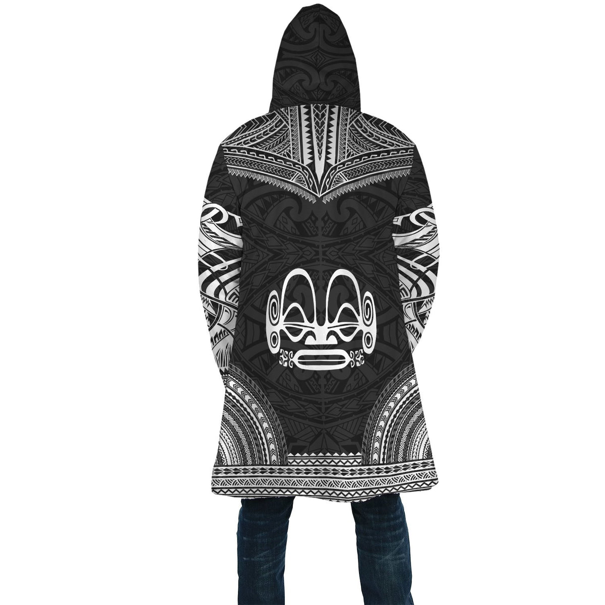 Marquesas Islands Polynesian Chief Cloak - Black Version - Polynesian Pride