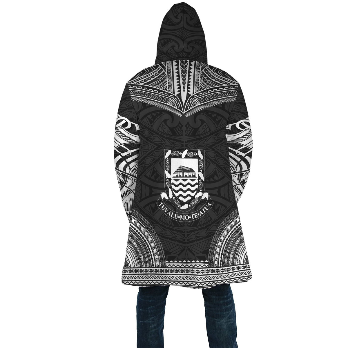 Tuvalu Polynesian Chief Cloak - Black Version - Polynesian Pride