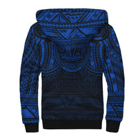 American Samoa Sherpa Hoodie - Blue Spirit - Polynesian Pride