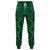 Polynesian Kakau Turtle Green Joggers Unisex Green - Polynesian Pride