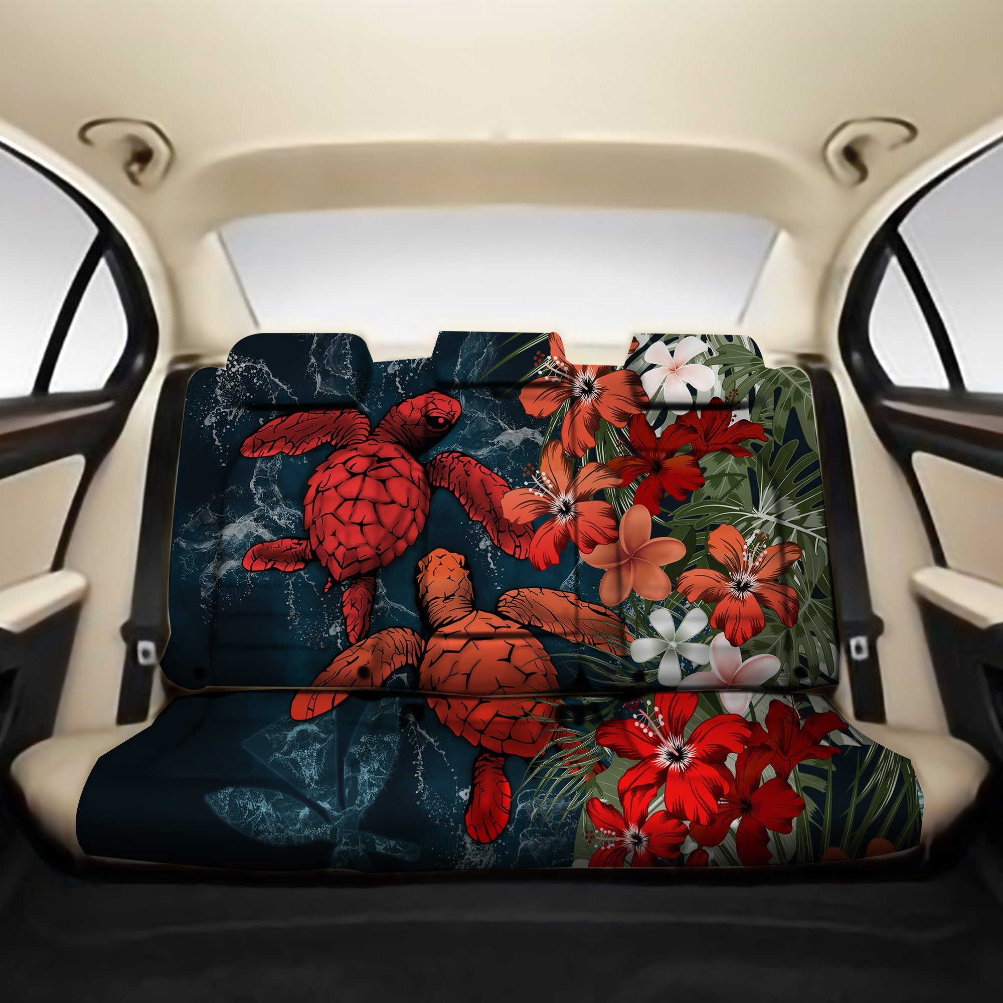kanaka-maoli-hawaiian-back-car-seat-covers-sea-turtle-tropical-hibiscus-and-plumeria-red
