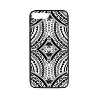 Polynesian 12 Rubber Phone Case One Size iPhone 7 plus (5.5") Black - White - Polynesian Pride