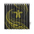 Hawaii Turtle Hibiscus Shower Curtain - Yellow - Frida Style 177 x 172 (cm) Yellow - Polynesian Pride