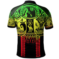Custom Polynesian Hawaii Polo Hawaii Coat Of Arm and Maui Tattoo, Polynesian Patterns - Polynesian Pride