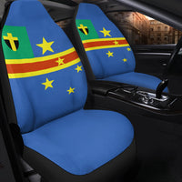 Vanuatu Tafea Province Flag Car Seat Covers - LT12 - Polynesian Pride