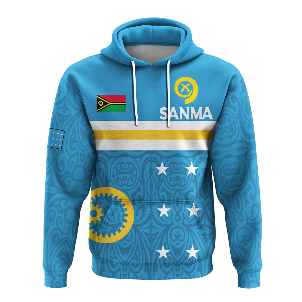 Vanuatu Sanma Province Hoodie Flag Style LT12 - Polynesian Pride