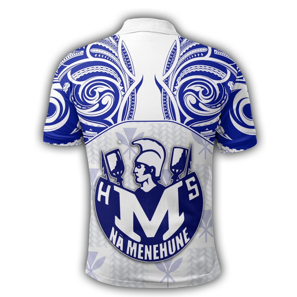 Hawaii Polo Shirt Kanaka Moanalua High School Polo Shirt Demodern Style - Polynesian Pride