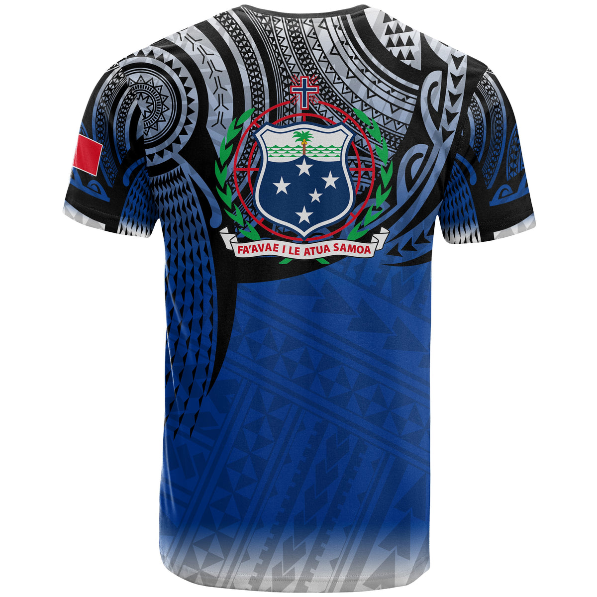 Samoa Polynesian T Shirt Tattoo Pattern - Polynesian Pride