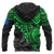 Pohnpei Hoodie Polynesian Green Turtle - Polynesian Pride