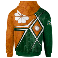 Marshall Islands Hoodie Kwajaleintoll Marshall Islands Flag with Polynesian Patterns - Polynesian Pride