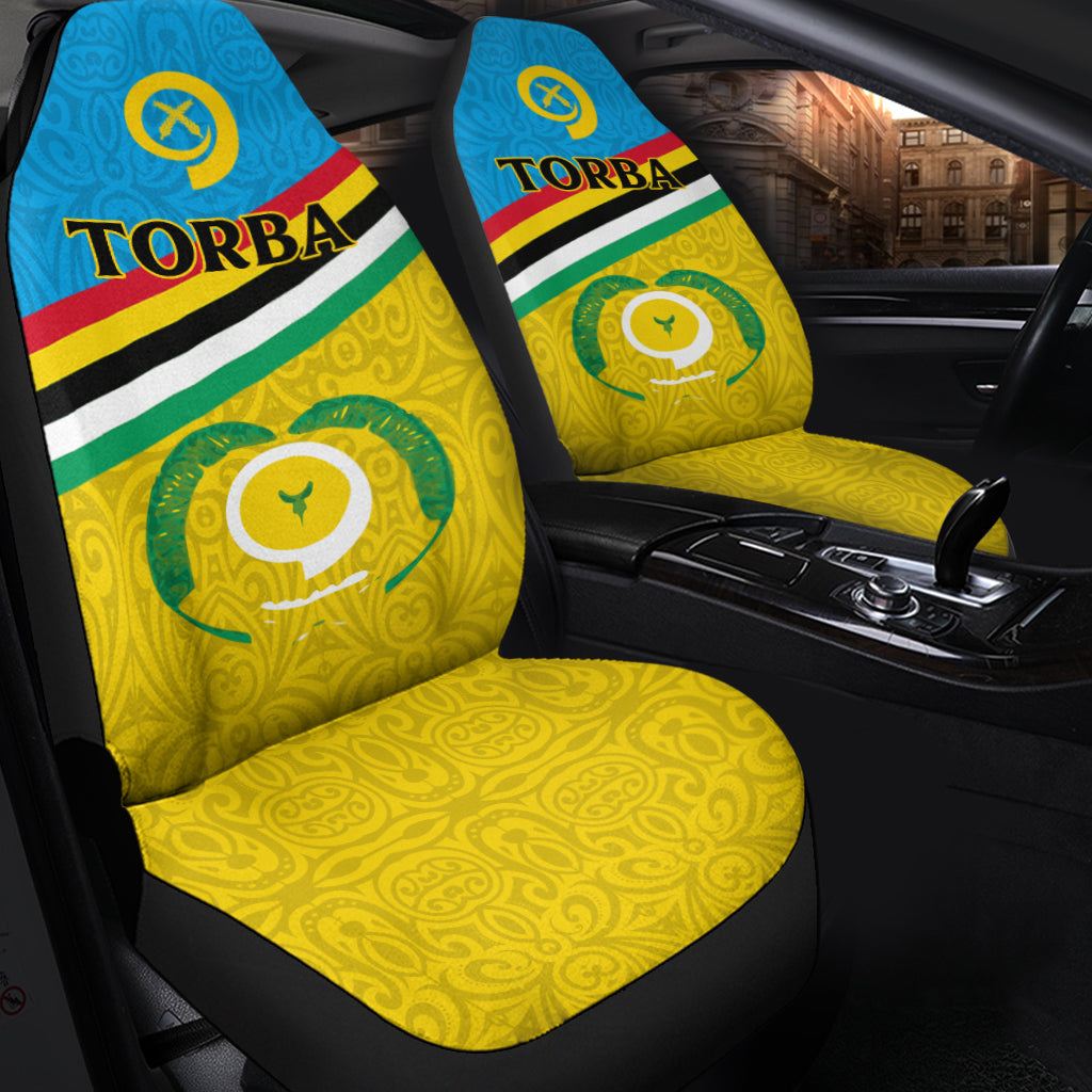 Vanuatu Torba Province Car Seat Covers - Flag Style - LT12 - Polynesian Pride