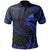 Tokelau Polynesian Custom Polo Shirt Blue Tribal Wave Unisex Blue - Polynesian Pride