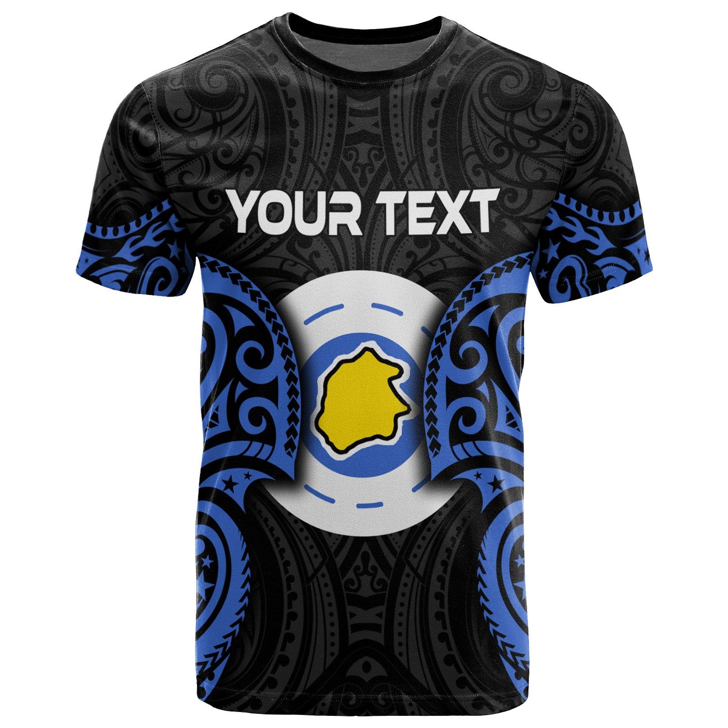 Palau Ngeremlengui Polynesian Custom T Shirt Palau Spirit Unisex Black - Polynesian Pride