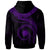 Marshall Islands Polynesian Custom Hoodie Marshall Islands Waves (Purple) - Polynesian Pride