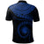 Marshall Islands Polynesian Custom Polo Shirt Marshall Islands Waves (Blue) - Polynesian Pride