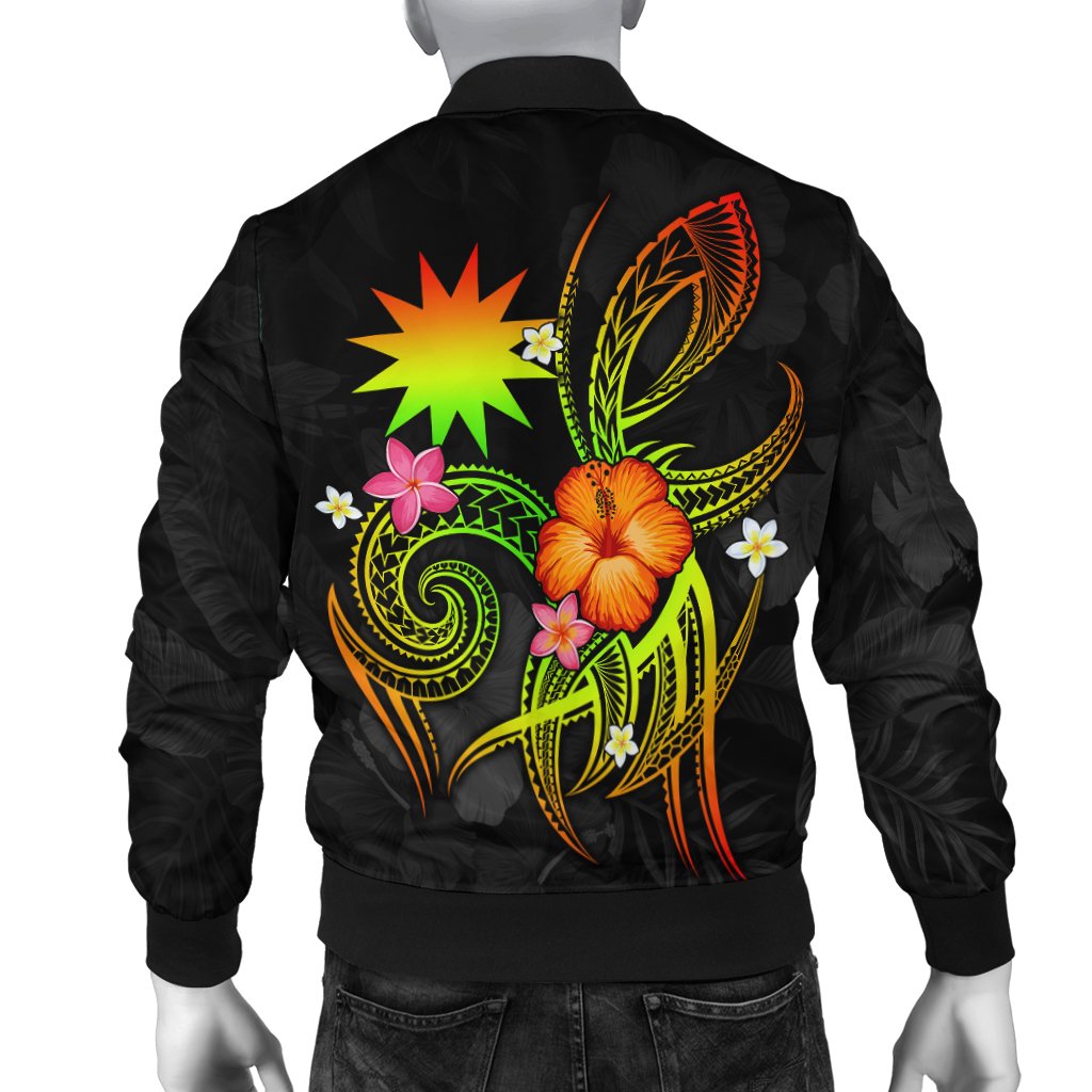 Nauru Polynesian Personalised Men's Bomber Jacket - Legend of Nauru (Reggae) - Polynesian Pride